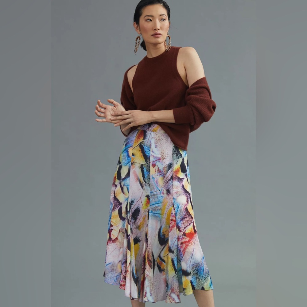 A-Line Midi Skirt – Size 10 (US) / UK 14 – NWT